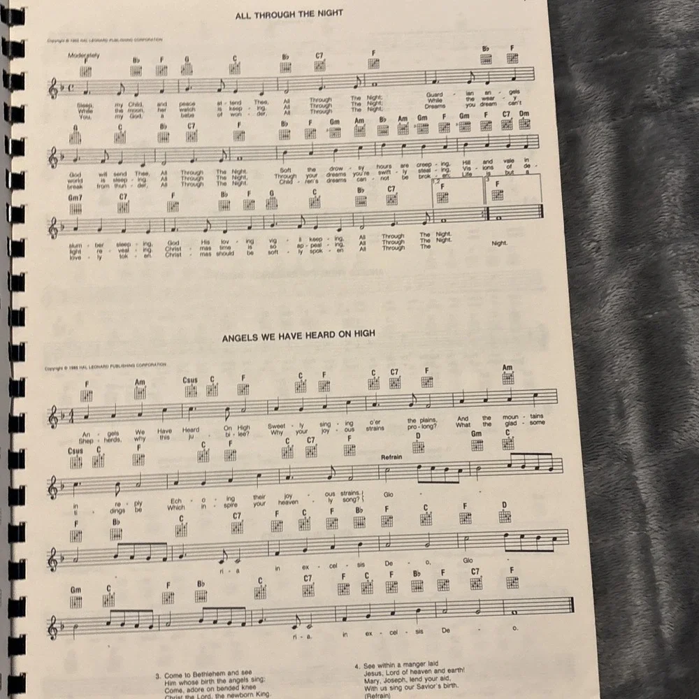 The Ultimate Christmas Fake Book C Edition Piano Vocal Guitar Keyboard - 1985